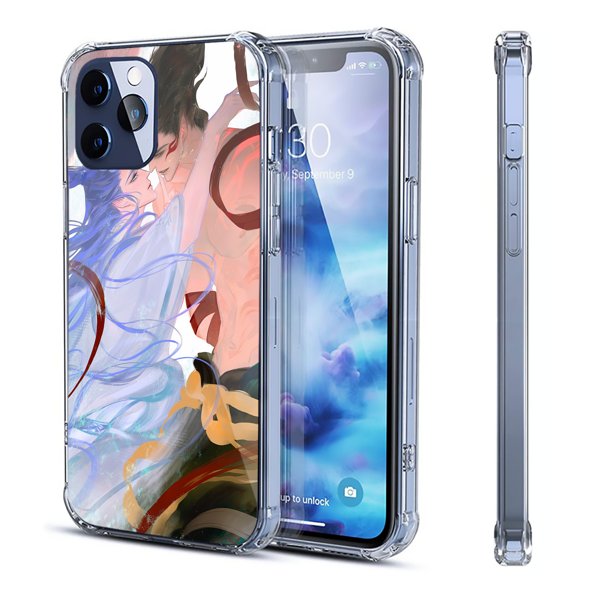 （画像用） Ne Zha 2 ナタ 魔童の大暴れ 【iPhone 12シリーズ対応】透明スマホケース（クリアソフトケース）
